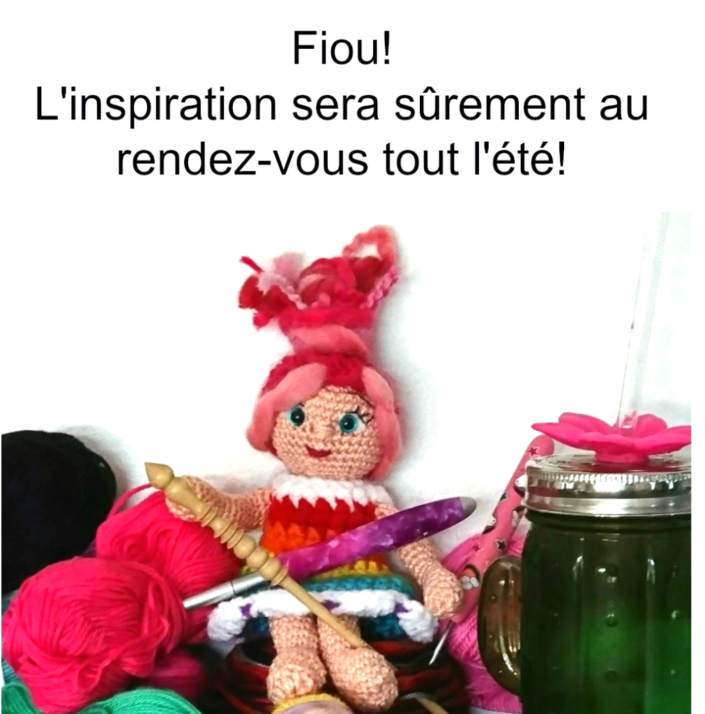 Marie-Laine crochète l'été avec Francrochet