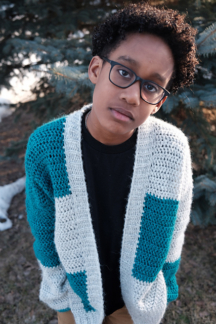 Patron de cardigan au crochet Bidou par MaillesDeLuxe
