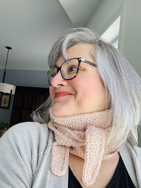Patron de foulard au crochet tunisien par Mère et Fille Tricots